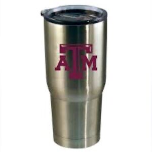 Texas A&M University School of Law Silver Tumbler
